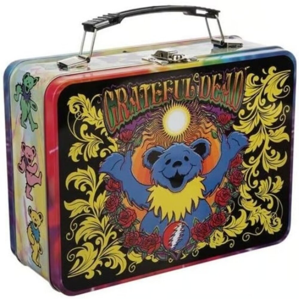Grateful Dead Dancing Bears Lunch Box ~ Classic Size/Shape ~ Collectible ~ New!